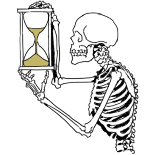 Telegram stiker «Груда костей | Skulls» ⏳