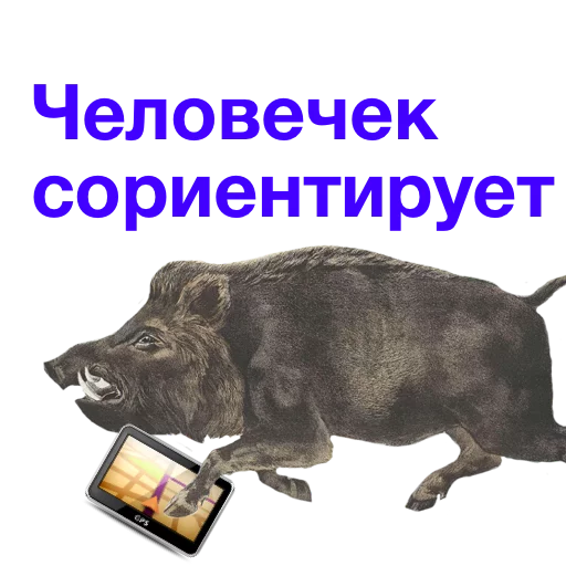 Telegram Sticker «Kabanchikom» 🎯