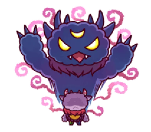 Емодзі Kaiju Nemuke Sticker-English ver. 👹