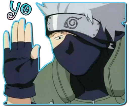 Емодзі Kakashi Hatake [รקร] 👋