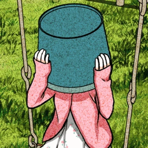 bucket girl sticker 🌻