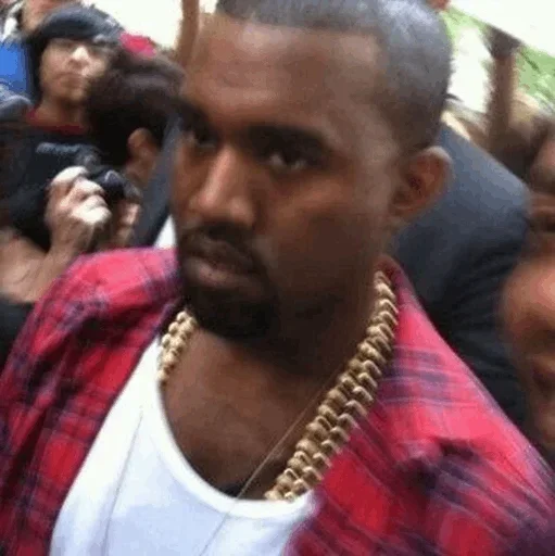 Telegram Sticker «Kanye West» 😐