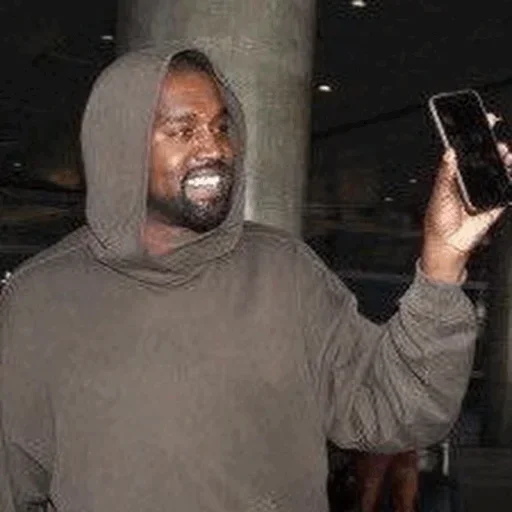 Telegram Sticker «Kanye West» 😐