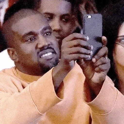 Стікер Telegram «Kanye West» 😐