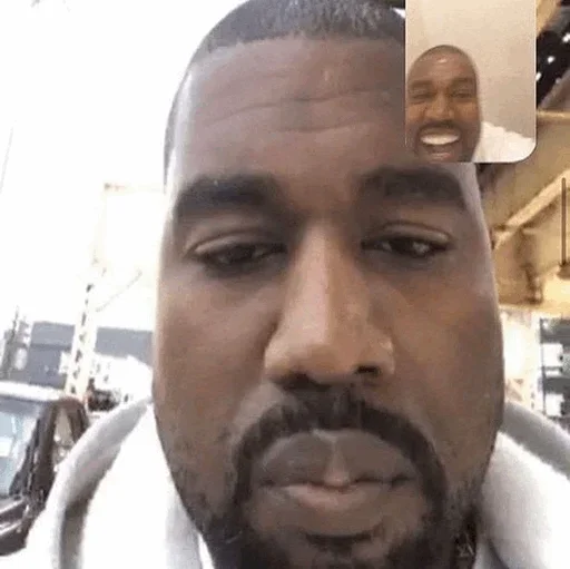 Kanye West emoji 😶