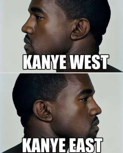 Kanye West sticker 😐