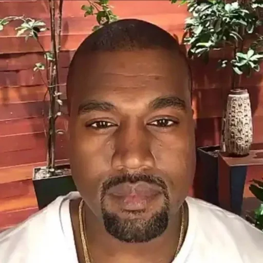 Telegram Sticker «Kanye West » 😐