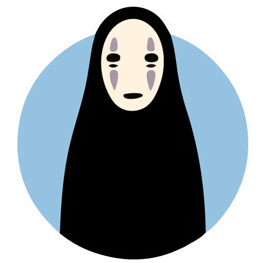 Telegram stiker «Безликий» 😯