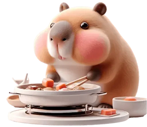 Kapi Sticker Kapi Capybara Telegram stickers