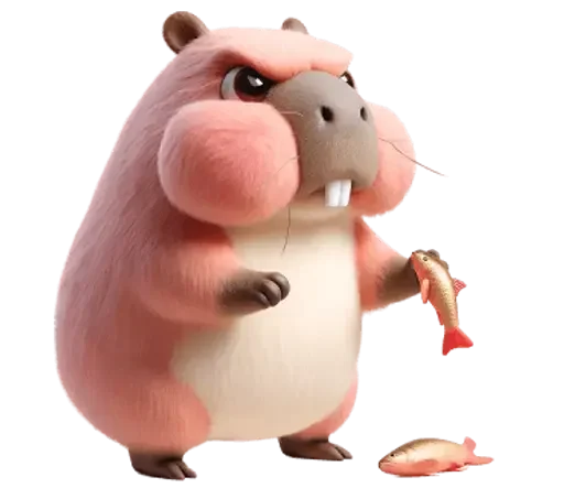 Kapi Sticker Kapi Capybara Telegram stickers