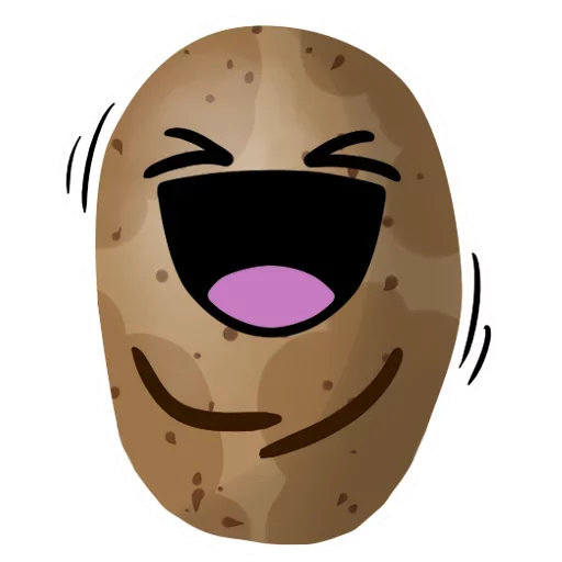 Funny Potato emoji 😄