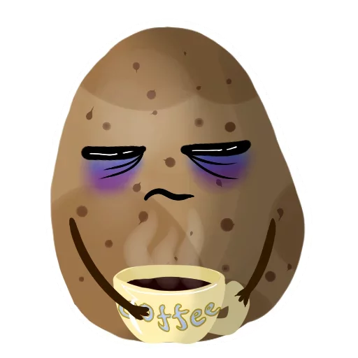 Funny Potato emoji 👌