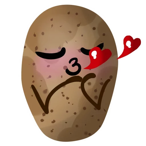 Эмодзи Funny Potato 😍