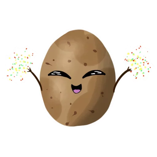 Funny Potato stiker 😛