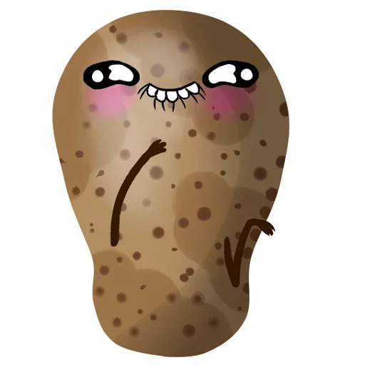 Funny Potato stiker 😝