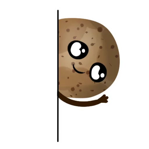 Funny Potato emoji 😗