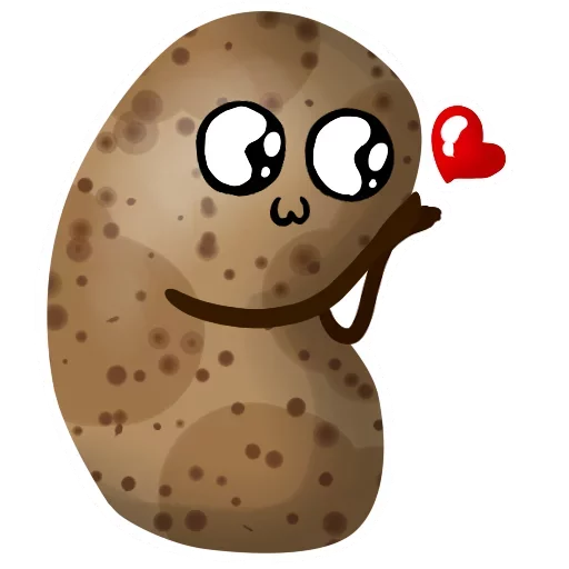 Funny Potato stiker 😍