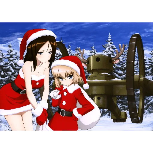 Katyusha Girls und Panzer emoji 🧑‍🎄