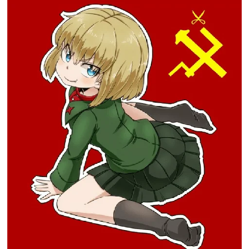 Katyusha ("Girls und Panzer") part 7 emoji 😎