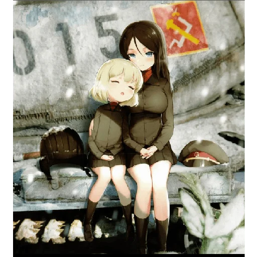 Katyusha ("Girls und Panzer") part 8 emoji 😴