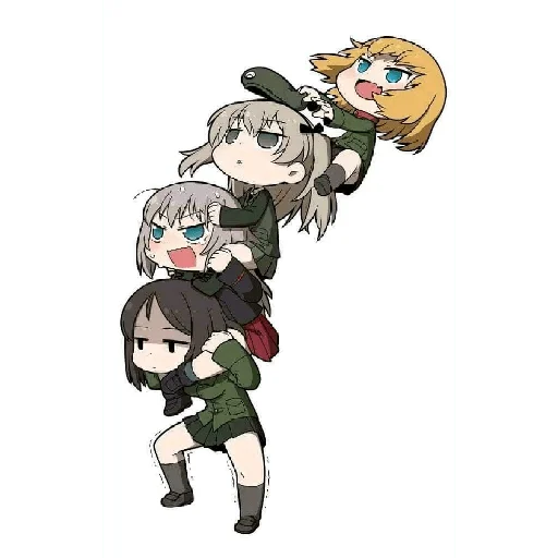 Katyusha Girls und Panzer emoji 🫨