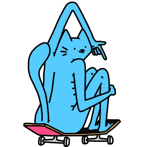 Telegram Sticker «Kat» ✌