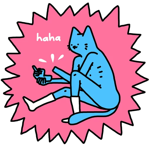 Telegram Sticker «Kat» 👆