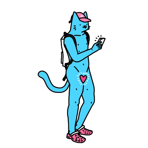 Telegram stiker «Kat» 🚶