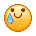 Стикер Kawaii emoji 🥲