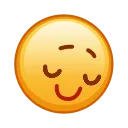 Стикер Kawaii emoji 😌