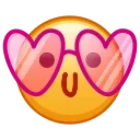 Стикер Kawaii emoji 😍