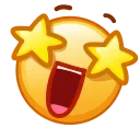 Стікер Kawaii emoji 🤩