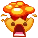Стікер Kawaii emoji 🤯