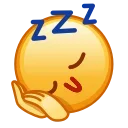 Стикер Kawaii emoji 😴