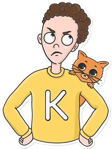 K&Kat sticker 🙄