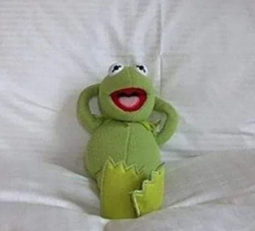 Эмодзи Kermit by Dradoz & Luke 😌