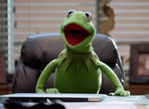 Эмодзи Kermit by Dradoz & Luke 😀