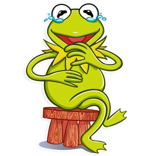 Стікери телеграм Kermit the Frog