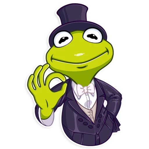 Telegram Sticker «Kermit the Frog» 