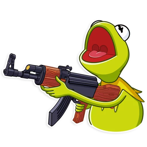 Стікер Kermit the Frog 😤