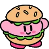 Kirby Emoji Pack emoji 🍔