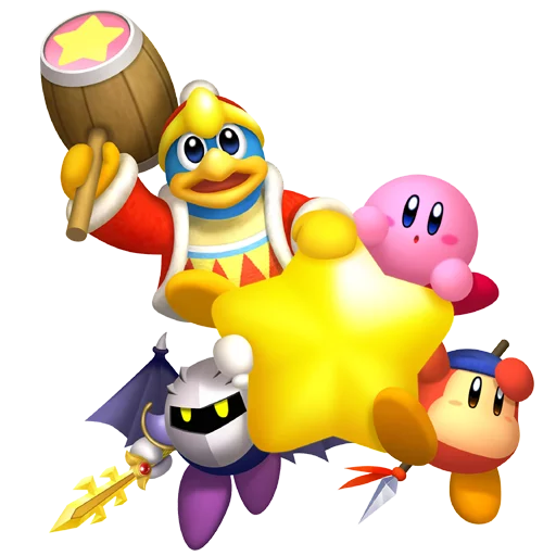 Стікер Telegram «Kirby Ultimate Pack» 👩‍👩‍👧‍👧