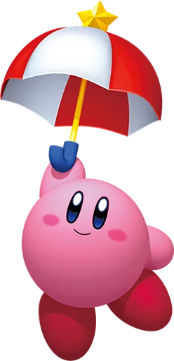 Kirby Ultimate Pack emoji ☂️