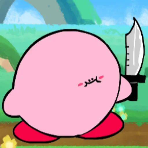 Стикер Telegram «Kirby | Кирби» 🔪