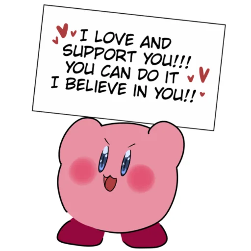 Kirby | Кирби stiker 💝