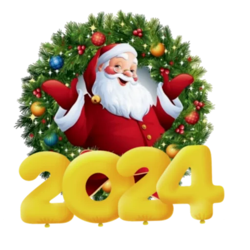 Telegram stickers Новый год