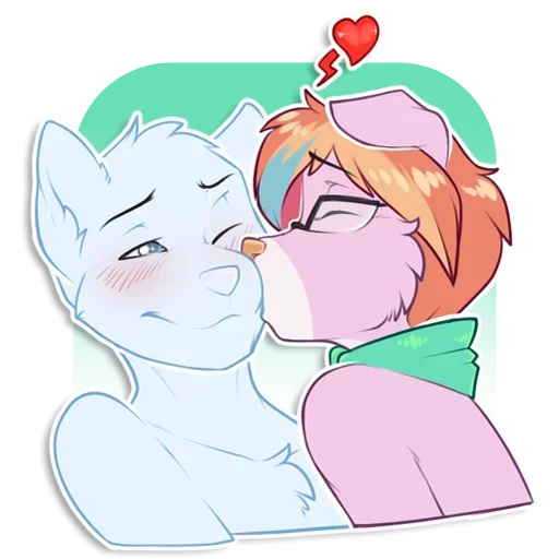 Telegram Sticker «Kisses» 😗