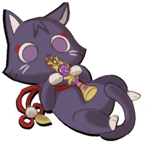 Telegram stiker «Cat Scaramouche» 😮