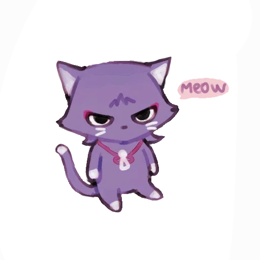 Стикер Telegram «Cat Scaramouche» 😑