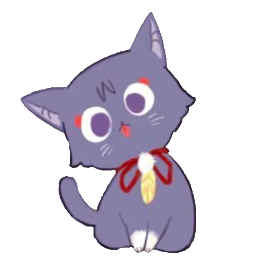 Telegram Sticker «Cat Scaramouche» 😛